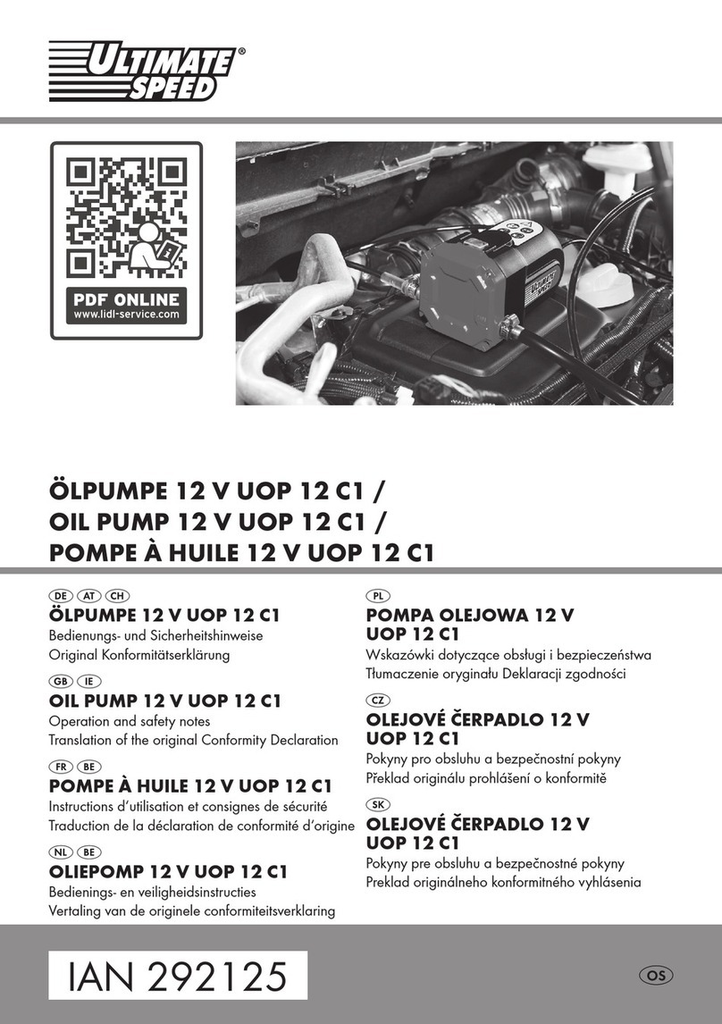 ULTIMATE SPEED 12 V UOP 12 C1 User manual ULTIMATE SPEED 12 V UOP 12 C1 User manual