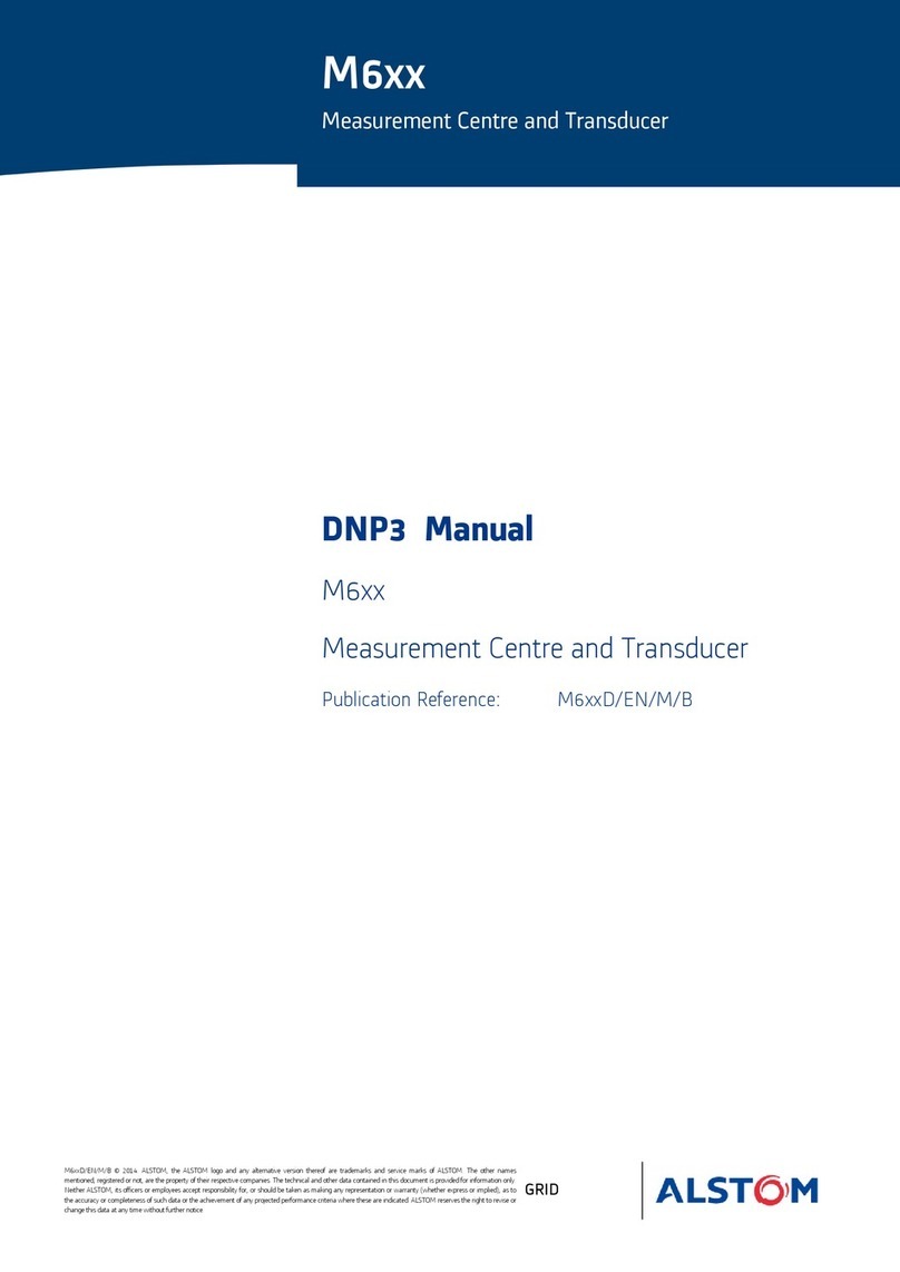 Alstom M65D manual