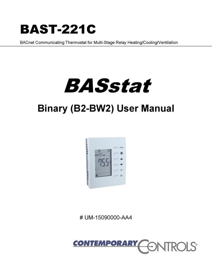 Contemporary Controls BAST-221C User manual