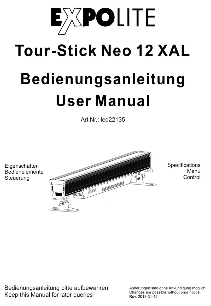 Expolite Tour-Stick Neo 12 XAL User manual Expolite Tour-Stick Neo 12 XAL User manual