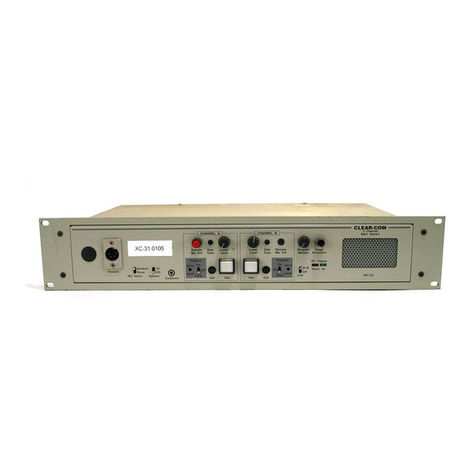 Clear-Com MS-222 User manual