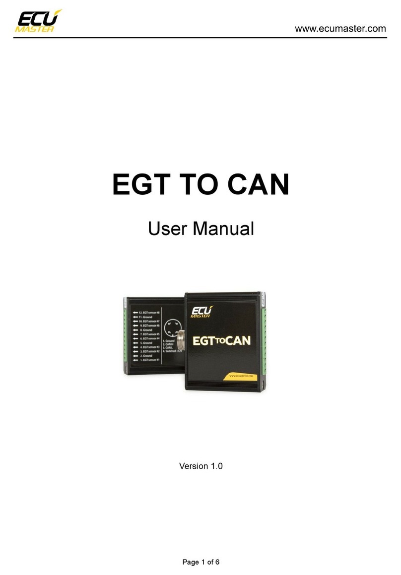 ECU Master EGT to CAN user manual