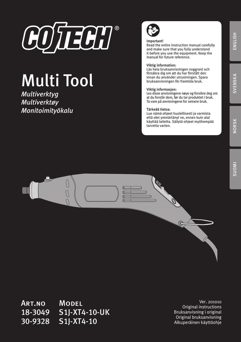 CO/Tech S1J-XT4-10-UK User manual