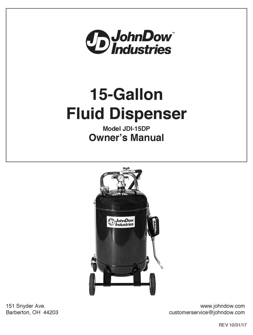 JohnDow Industries JDI-15DP owner's manual