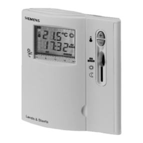 Siemens RDE10 Series manual