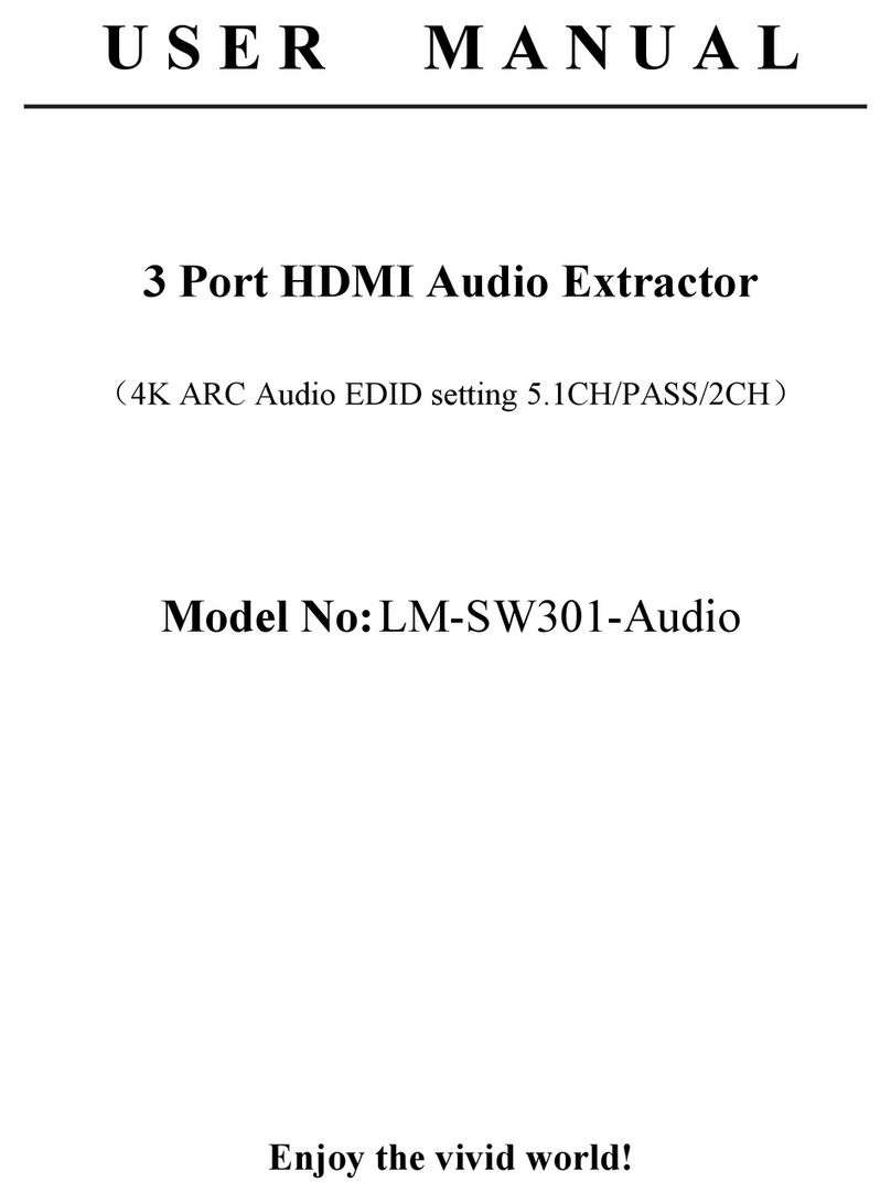 LINK-MI LM-SW301-Audio User manual LINK-MI LM-SW301-Audio User manual