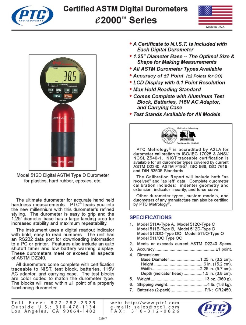 PTC Instruments 511A-Type A manual