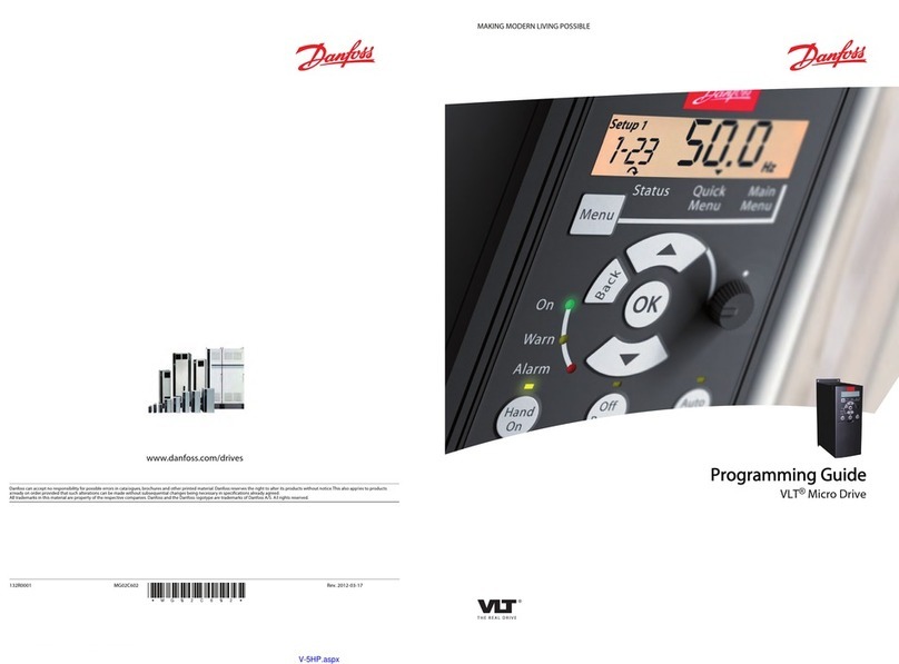 Danfoss VLT Micro Drive FC 51 Series Operating instructions