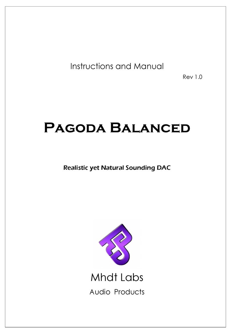 Mhdt Labs Pagoda Balanced INSTRUCTIONS AND MANUAL