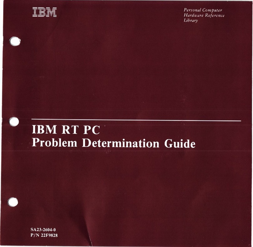 IBM RT PC User manual