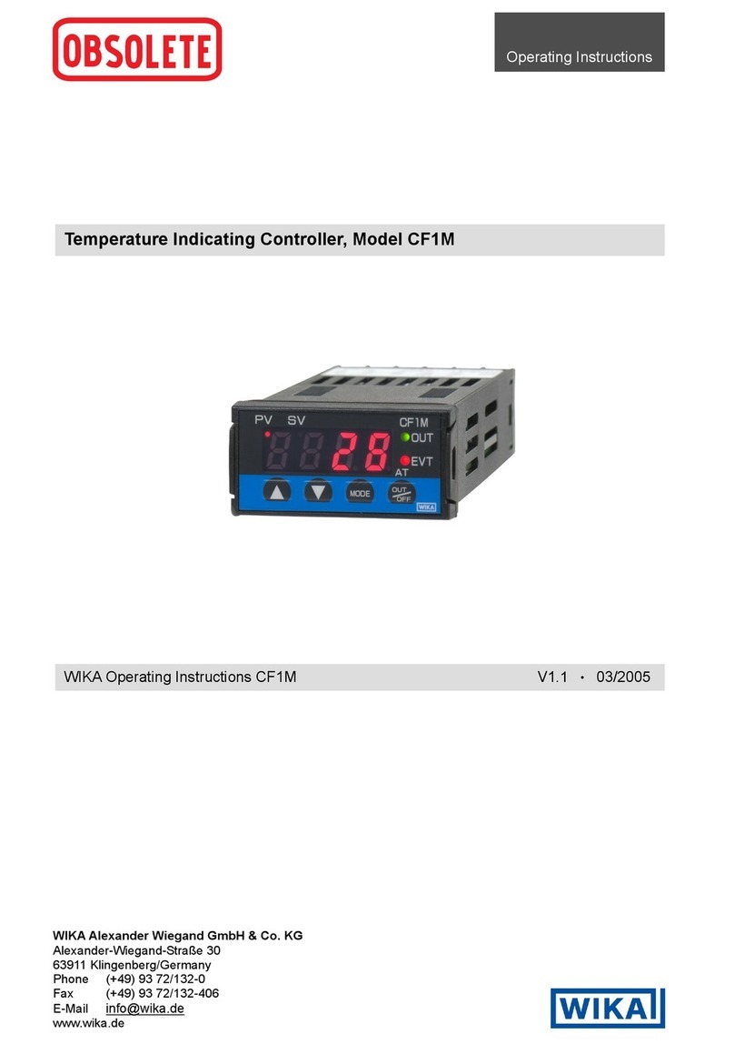 WIKA Obsolete CF1M User manual