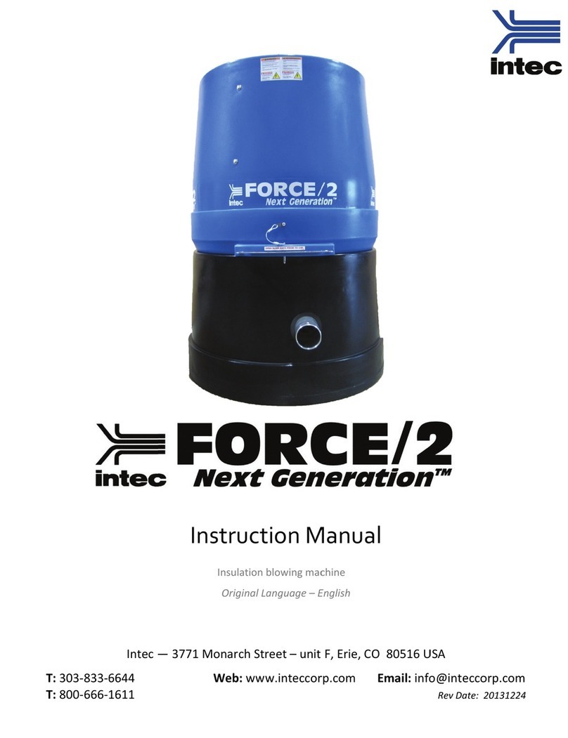 Intec FORCE/2 HP instruction manual