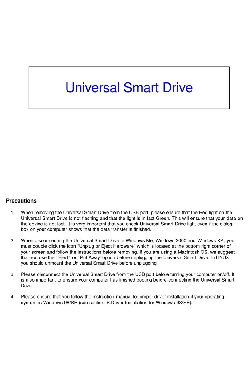 K&C Tech Universal Smart Drive User manual