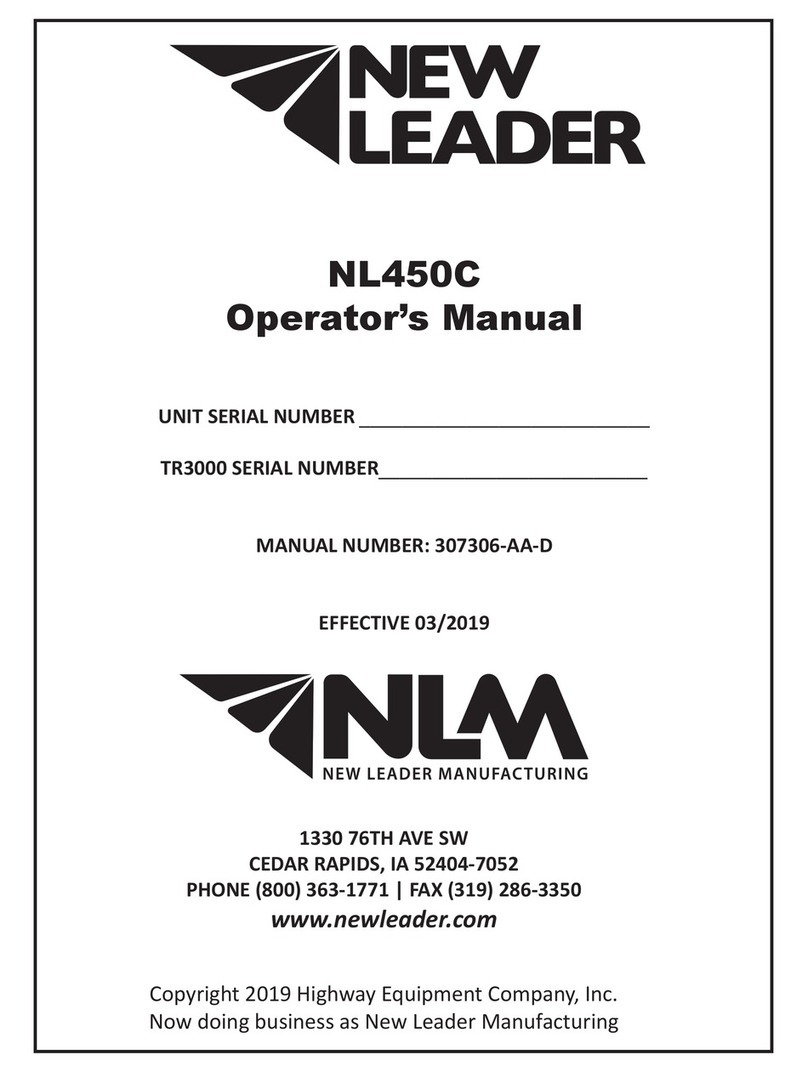 New Leader NL450C Operator's manual