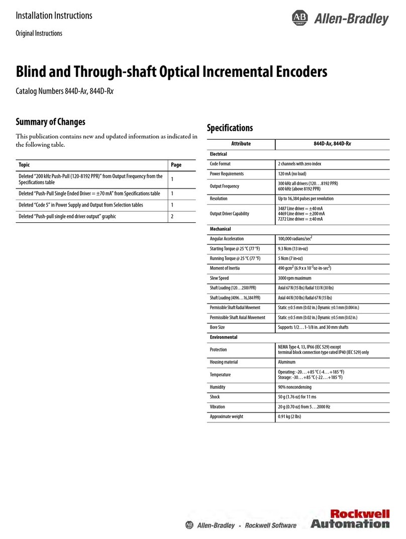 Allen-Bradley 844D-A Series installation instructions