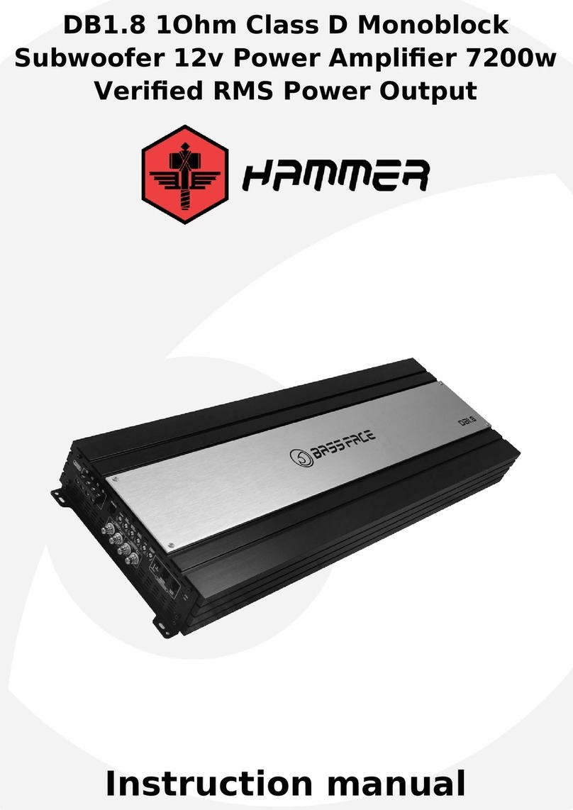 BASSFACE Hammer DB1.8 instruction manual