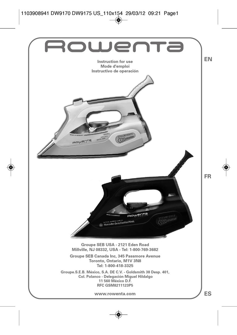 Rowenta DW9170 User manual