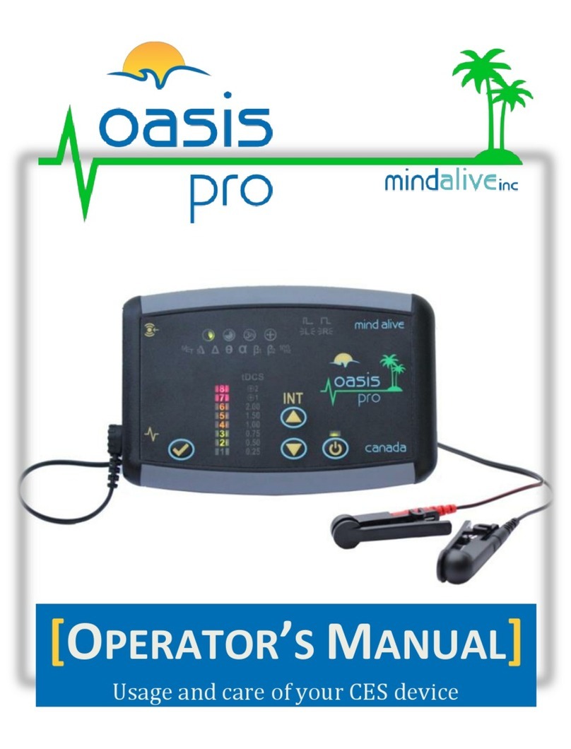 mind alive Oasis Pro Operator's manual