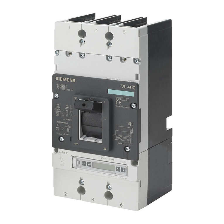 Siemens SENTRON 3VL series User guide