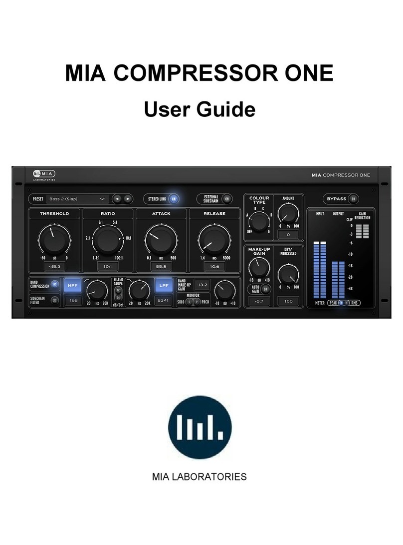 MIA Compressor One user guide