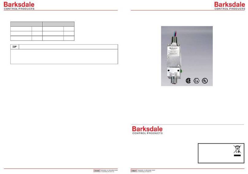 Barksdale 9671 Series operating instructions Barksdale 9671 Series operating instructions