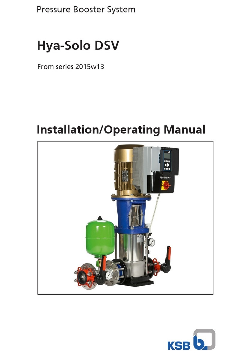 KSB Hya-Solo DSV Series Installation instructions