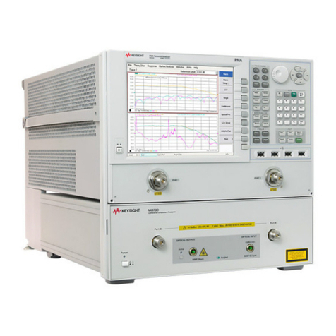 Keysight Technologies N437 Series Installation and operating instructions Keysight Technologies N437 Series Installation and operating instructions