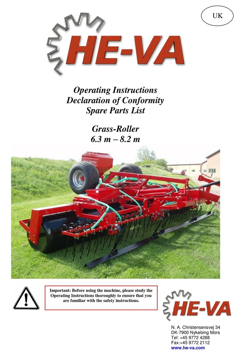 HE-VA Grass-Roller operating instructions