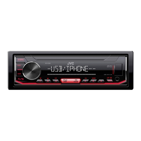 JVC KD-X162 User manual