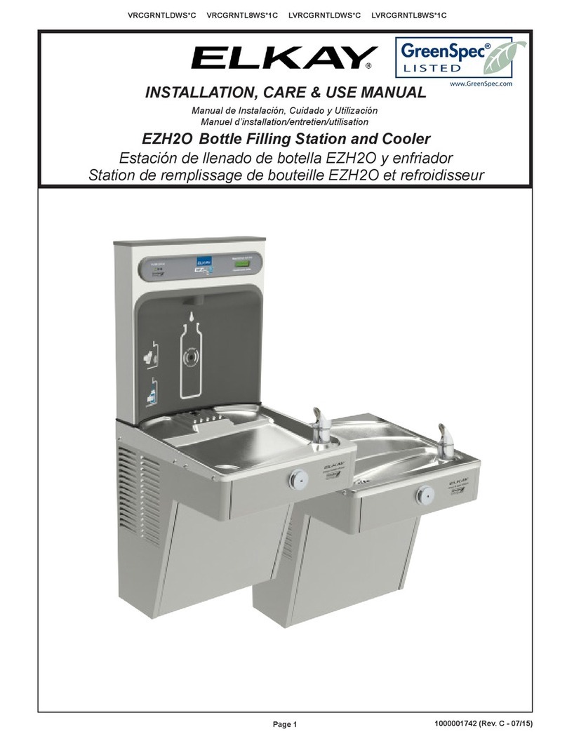 Elkay LZWSRK -EZH2O Care & use manual