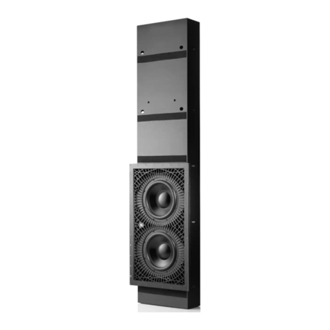 Harman JBL Synthesis SSW-3 owner's manual