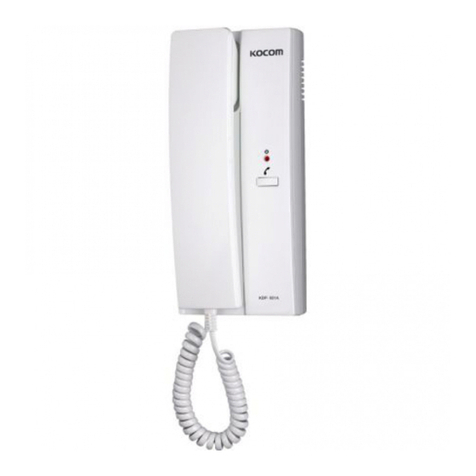 KOCOM KDP-601A Instruction Manual