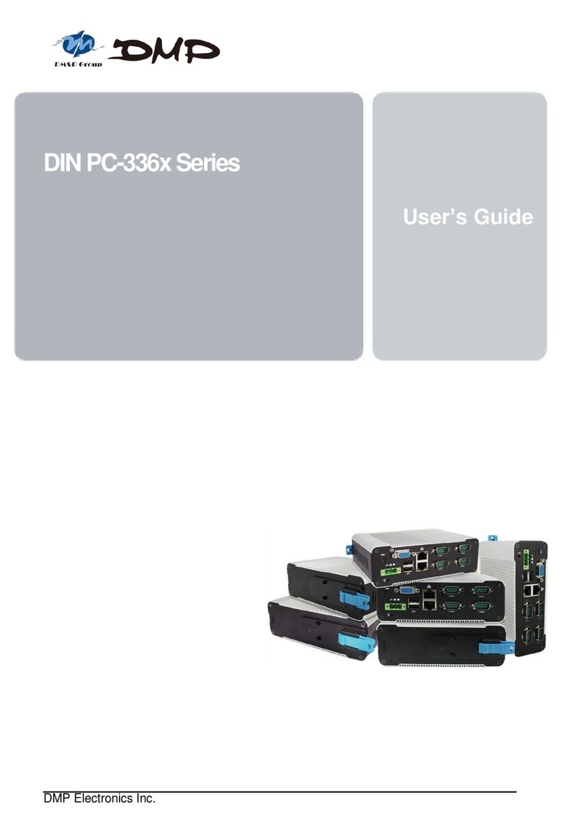 DMP Electronics DIN PC-336 Series user guide