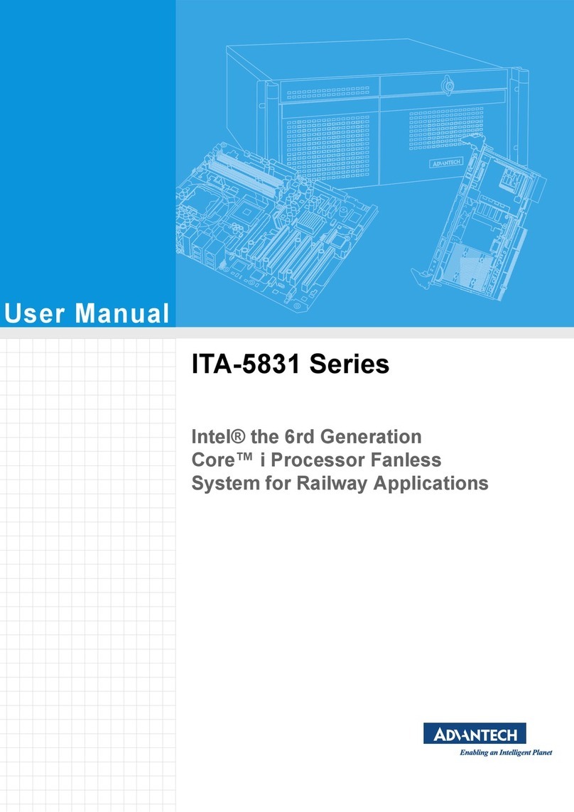 Advantech ITA-5831 Series User manual