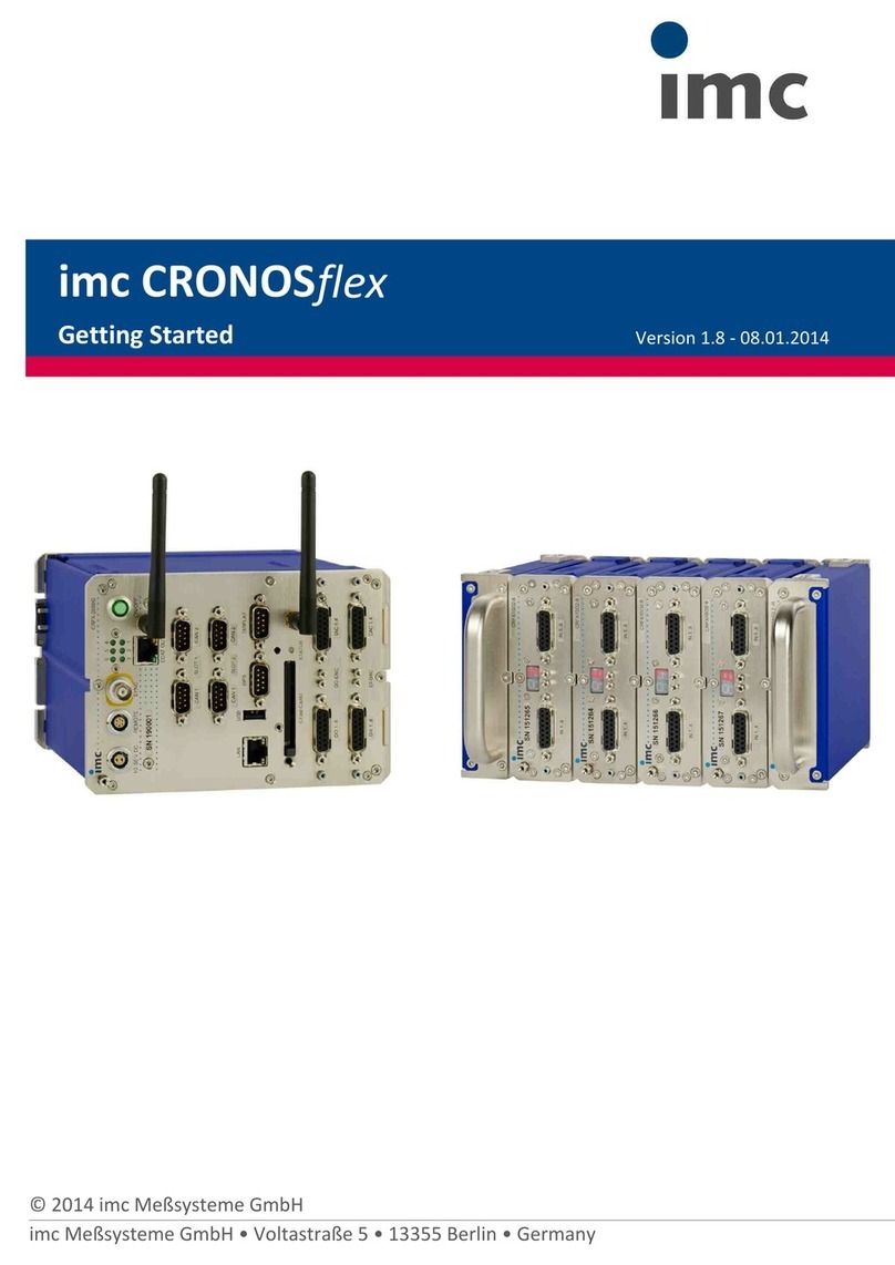 IMC CRONOSflex User manual