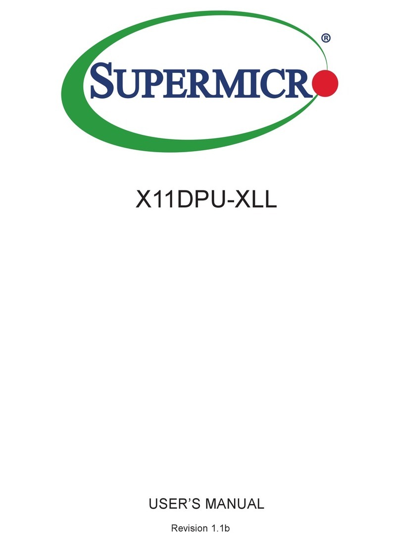 Supermicro X11DPU-XLL User manual