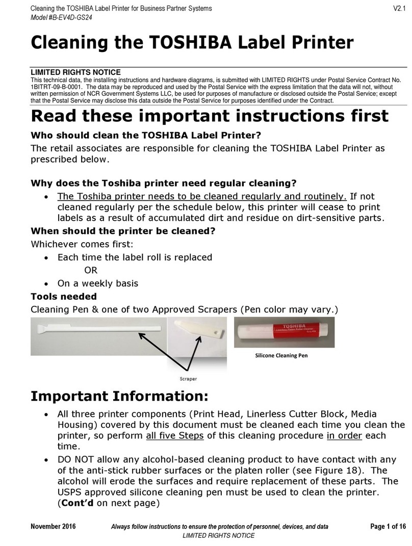 Toshiba B-EV4D-GS24 User manual