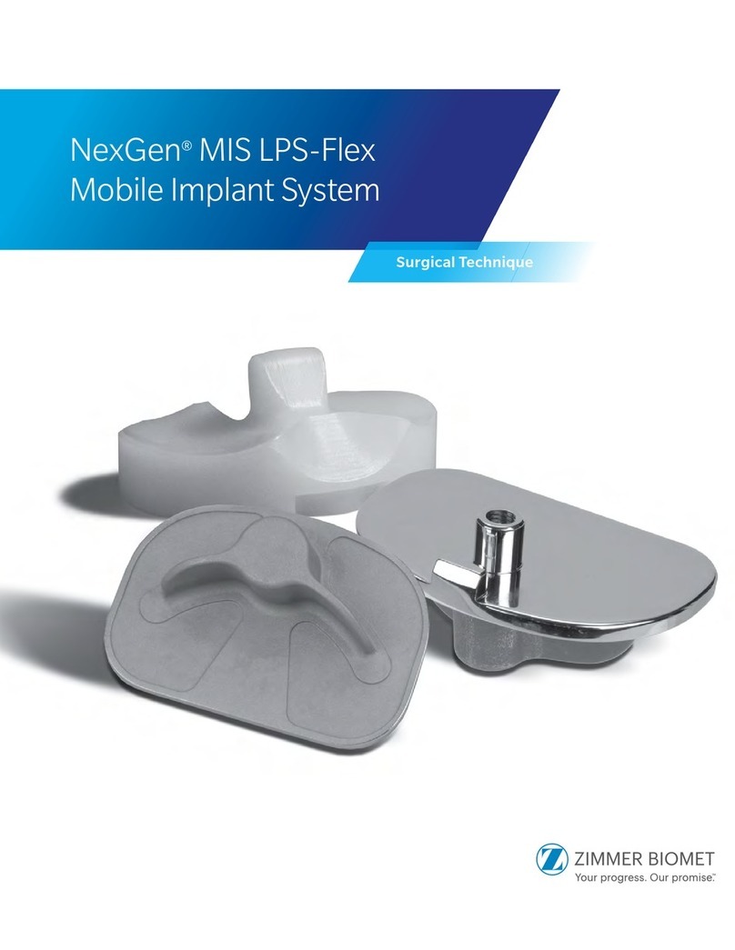 Zimmer Biomet NexGen MIS LPS-Flex User manual