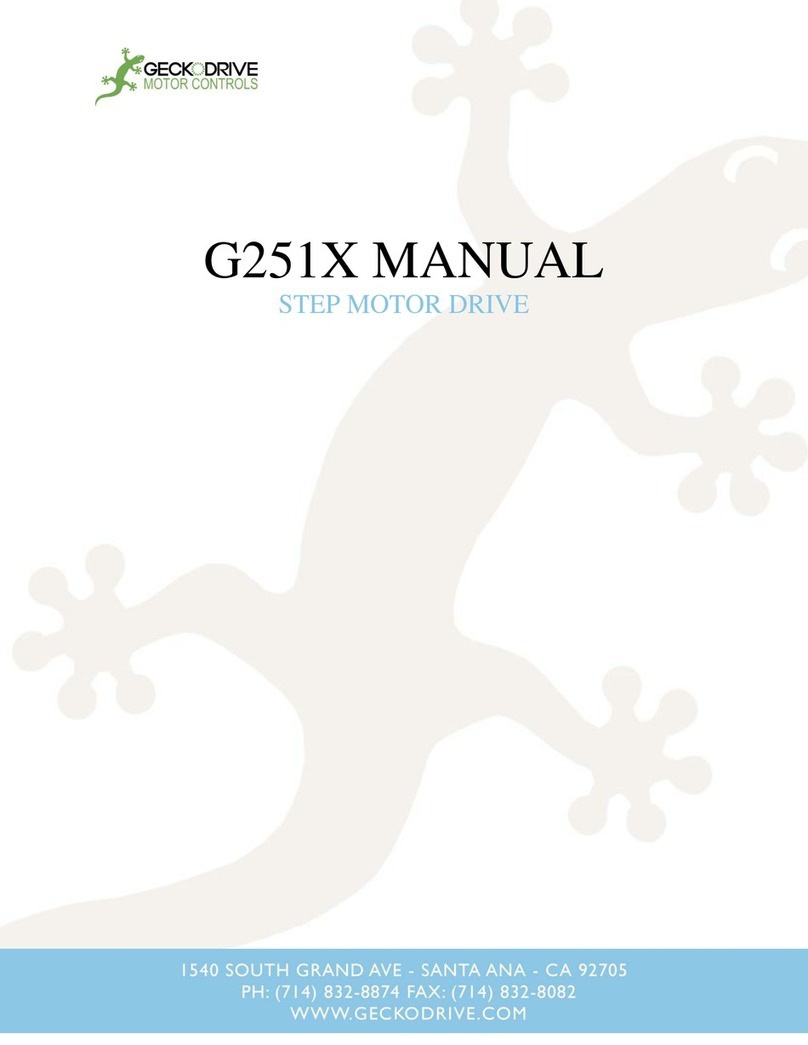 Geckodrive G251X User manual