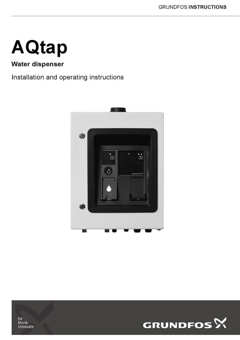 Grundfos AQtap Installation and operating instructions