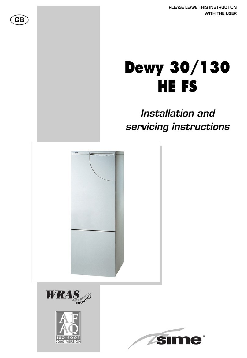 Sime Dewy 30/130 HE FS User guide