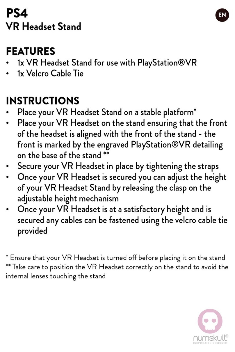 numskull PS4-VR-V2 quick start guide