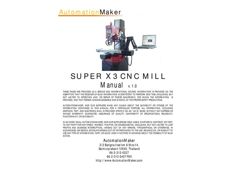 AutomationMaker SUPER X3 User manual