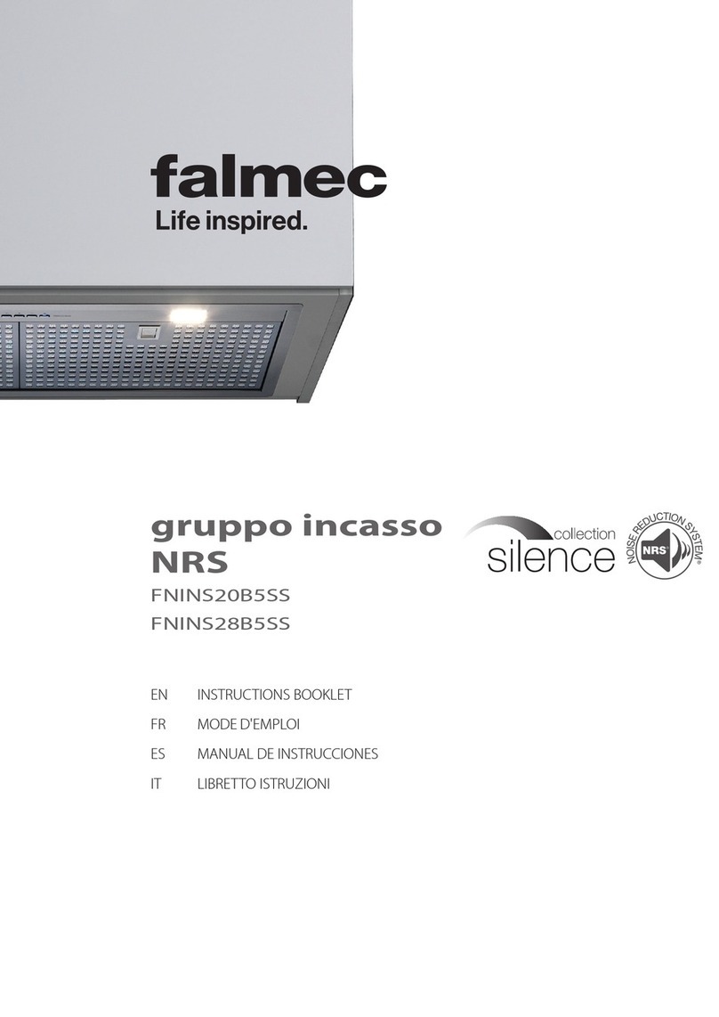 FALMEC Gruppo Incasso NRS FNINS20B5SS User manual