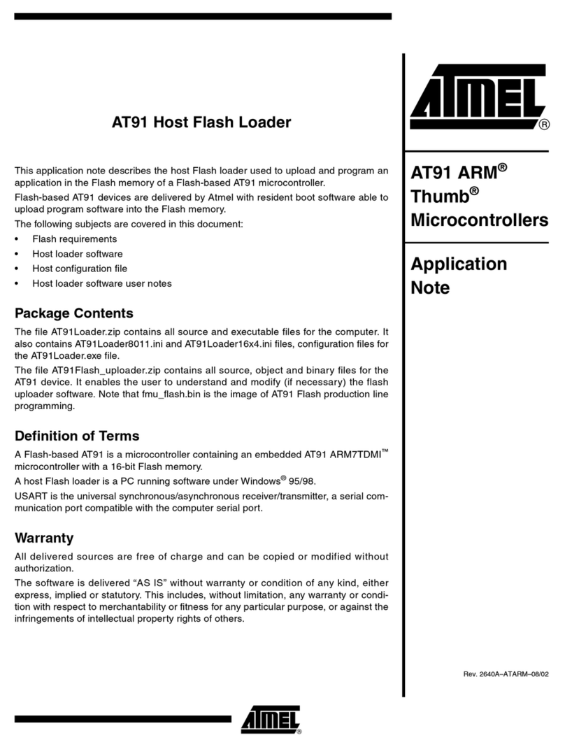 Atmel AT91 ARM Thumb Application note
