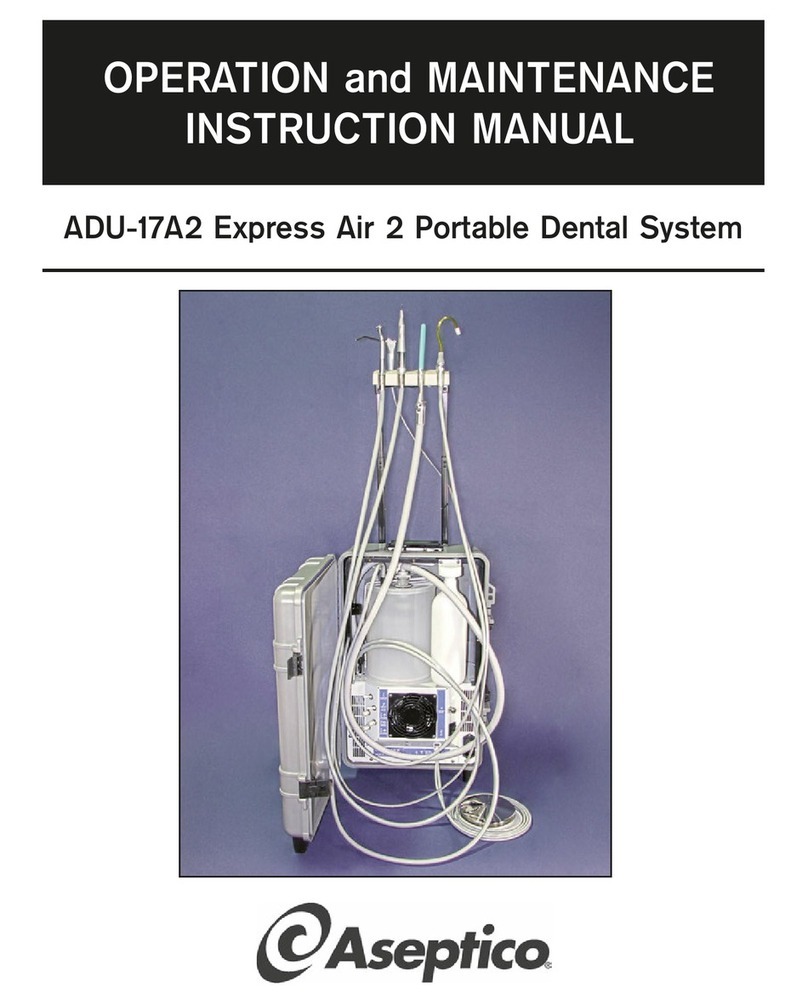 Aseptico ADU-17A2 Express Air 2 Operation and maintenance instruction manual