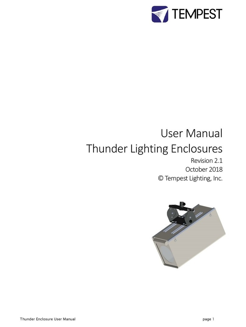 Tempest Thunder 6600 user manual