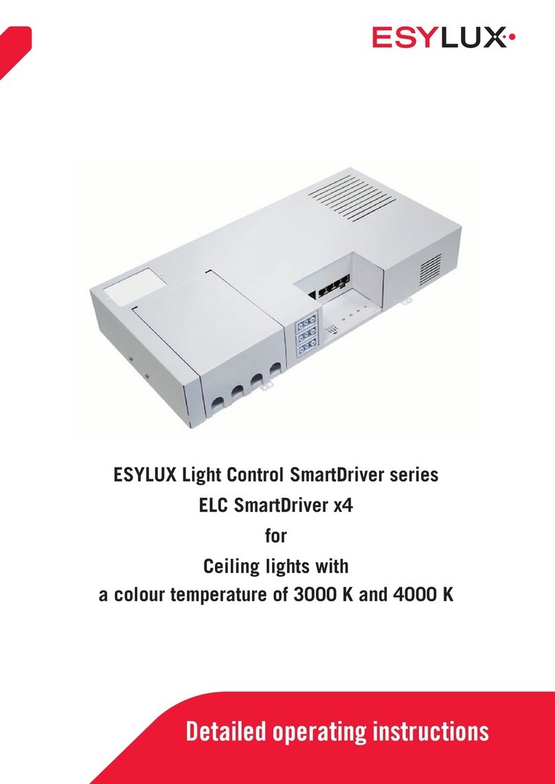 ESYLUX ELC SmartDriver Series Operating and maintenance manual