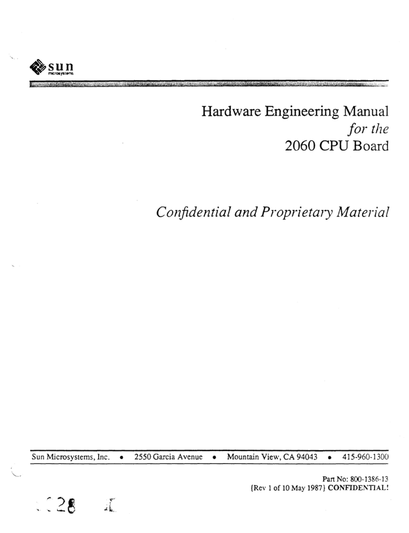 Sun Microsystems 2060 Hardware Engineering Manual