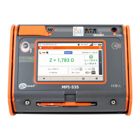 Sonel MPI-535 Brief User Manual